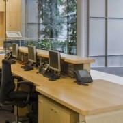 3 person reception desk
