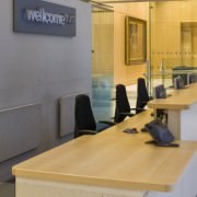 head office reception desk