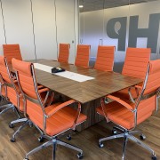 boardroom table modern veneer pattern