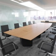 boardroom tables black base