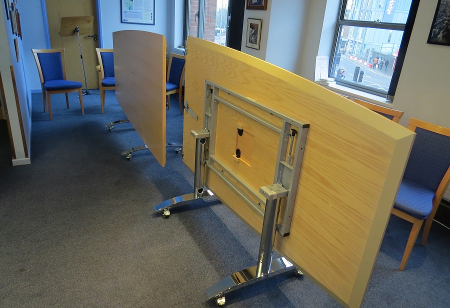 Cable Managed Flip Top Boardroom Table