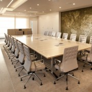 conference room tables with inlay
