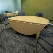 round folding boardroom table