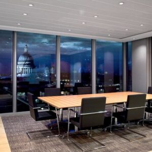 tilt top modular boardroom tables. A high quality modular system aimed at multi purpose boardrooms and meeting rooms. High quality tilt top tables combine the best attributes of impressive meeting tables with a modular configuration and easy movement to support adaptable spaces. The modular tilt-top systems from Fusion Executive Furniture has a very wide range of finishes. Power sockets and Av can be integrated into the tables.
